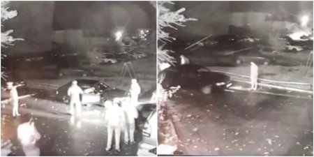 Машину из-под камер наблюдения угнали в Павлодаре (видео)
