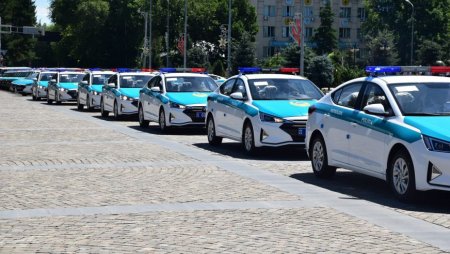 130 новых автомобилей получили полицейские Алматинской области
