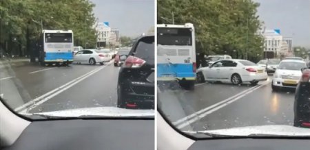ДТП с автобусом на встречке произошло в Алматы