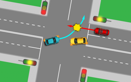 Самое популярное ДТП на светофоре: и кто же здесь виноват?