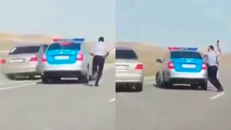 Полицейская погоня за Toyota Camry попала на видео