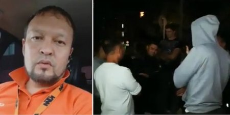 Водители собрались возле полиции, чтобы поддержать Руслана Жанпеисова
