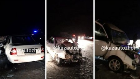 Младенец и водитель погибли в жуткой аварии на трассе Екатеринбург - Алматы