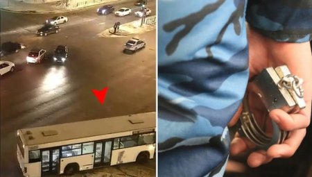 Пьяный мужчина угнал автобус на глазах у водителя в Нур-Султане