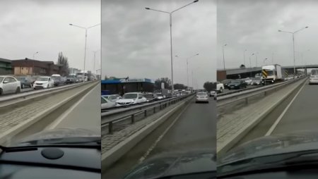 Пробки на выездах из Алматы