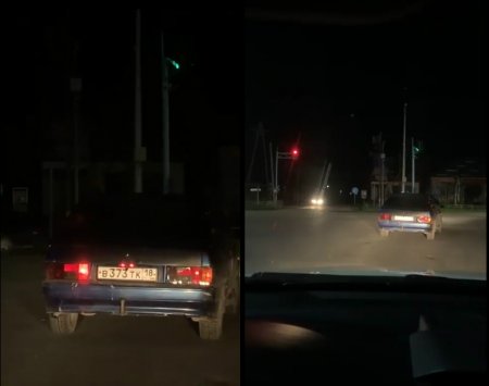 Проехал на красный свет,  водитель понес наказание в Туркестанской области