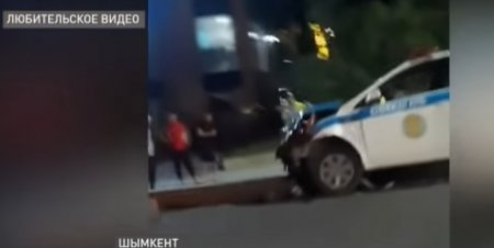 ДТП с участием полицейского произошло в Шымкенте