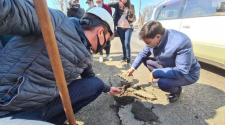 Поручение Президента по качеству дорог взяли на особый контроль в Усть-Каменогорске