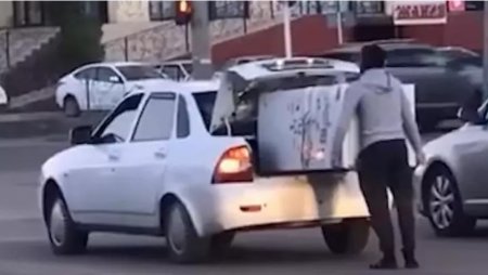 "Свидетельство настоящей дружбы" сняли на видео на дороге в Актобе