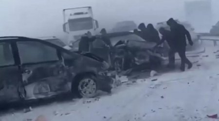 Массовое ДТП с шестью авто произошло в Акмолинской области. Есть погибший