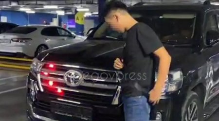 Водителя Land Cruiser из Шымкента наказали после видео в соцсетях
